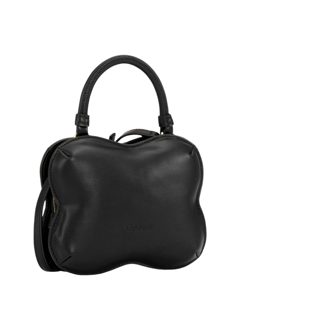 가니 스몰 블랙 버터플라이 크로스바디백 블랙(Ganni Small Black Butterfly Crossbody Bag Black) - 2