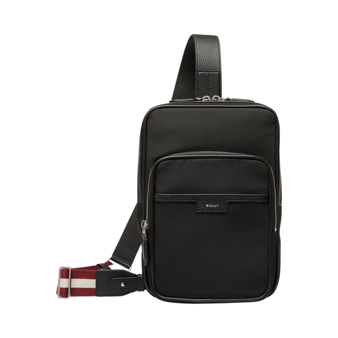 발리 코드 나일론 슬링백 블랙(Bally Code Slingbag in Nylon Black)