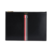 Thom Browne Intarsia Stripe Clutch Black