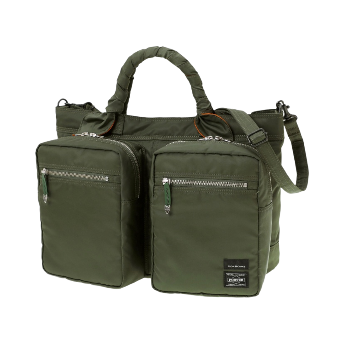 포터 x 토가 토트백 세이지 그린