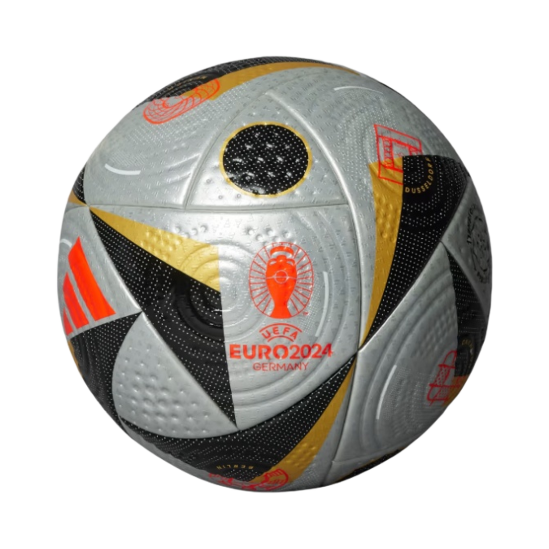 IS7436 Adidas Euro 2024 Finale Pro Football Silver Metallic