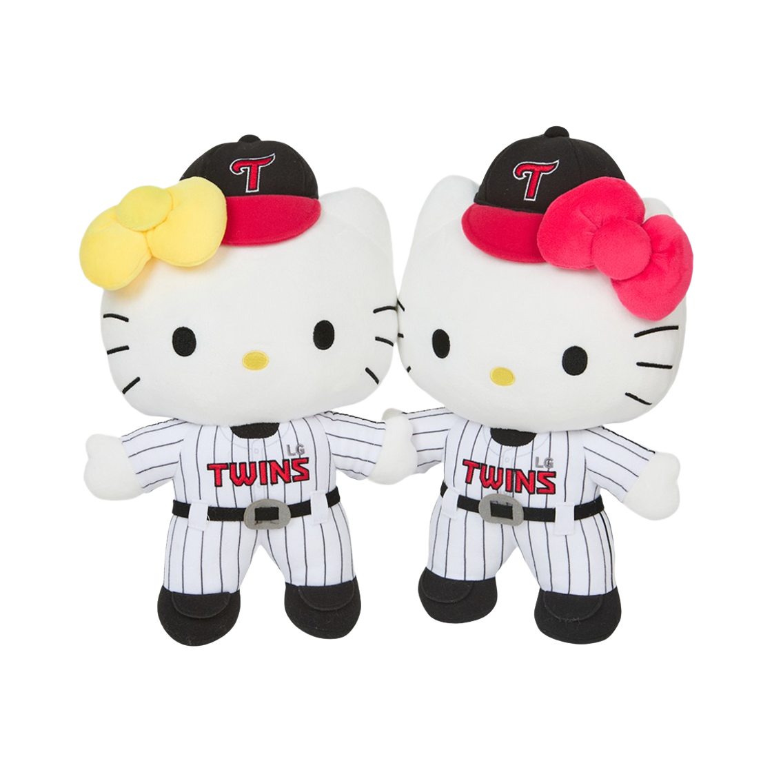 LG 트윈스 x 헬로 키티 유니폼 M 플러시 패키지(LG Twins x Hello Kitty Uniform M Plush Package)