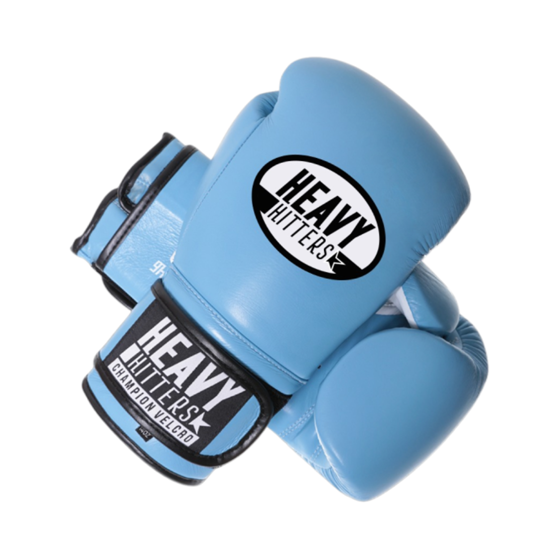 H6-AB Heavy Hitter Champion Velcro Boxing Gloves Aqua Blue