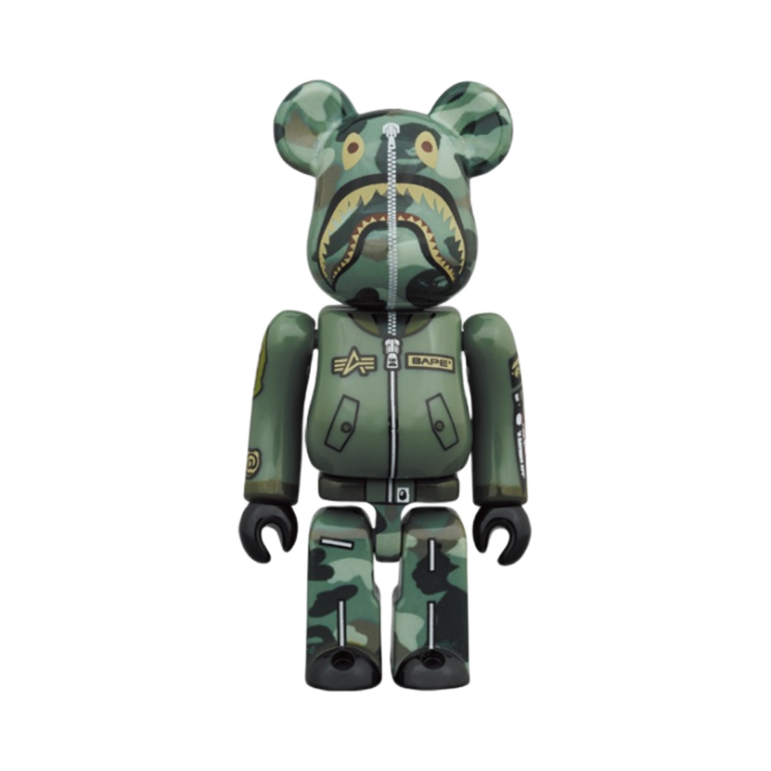 베어브릭 x 베이프 x 알파 인더스트리 100% & 400% 세트(Bearbrick x BAPE x Alpha Industries 100% & 400% Set) - 4