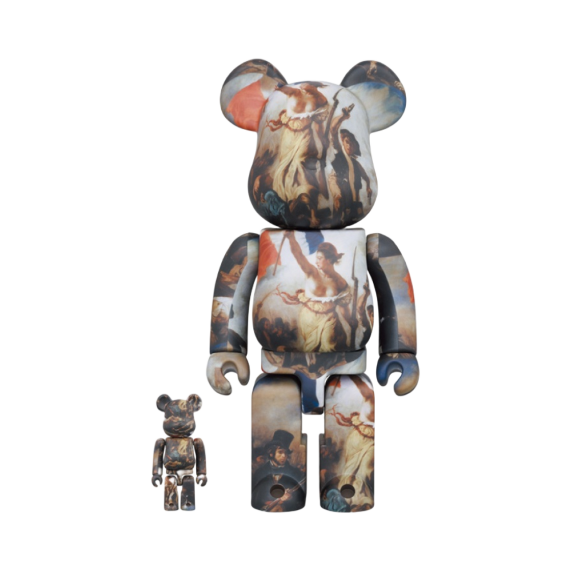 베어브릭 외젠 들라크루아 민중을 이끄는 자유의 여신상 100% & 400% 세트