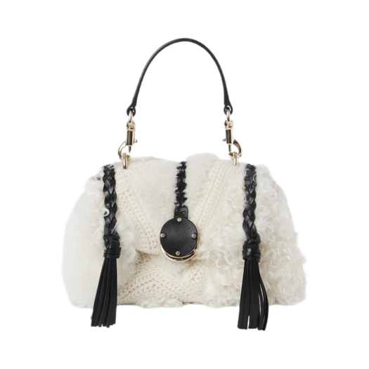 Chloe Penelope Mini Soft Shoulder Bag Snow White