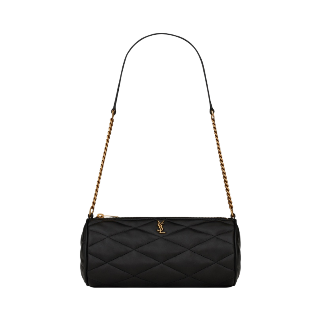 생로랑 퀼티드 램스킨 세이드 미니 튜브백 블랙(Saint Laurent Sade Mini Tube Bag in Quilted Lambskin Black) - 1
