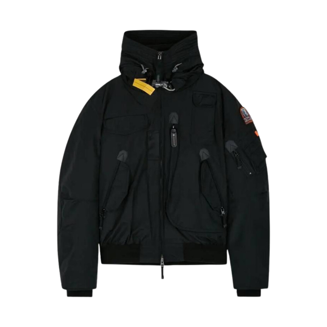 23WMPMJKMA01541 ParaJumpers Gobi Bomber Hooded Jacket Black - 23FW