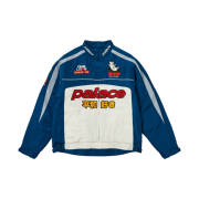 Palace Faster Jacket Navy White - 24SS