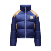 Moncler x Palm Angels Kelsey Short Down Jacket Night Blue - 21FW