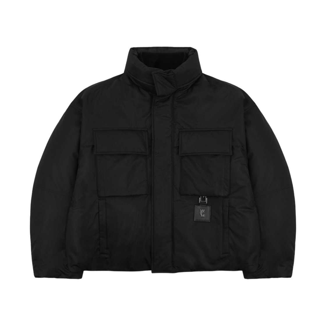 W223DN02960B Wooyoungmi High Neck Down Jumper Black - 22FW