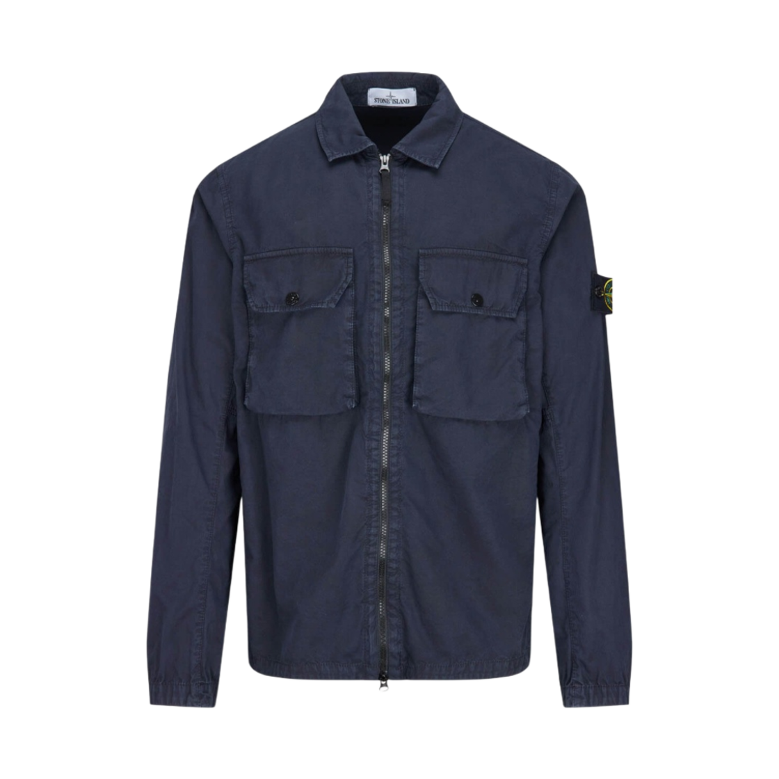 스톤 아일랜드 113WN 올드이펙트 오버셔츠 네이비 블루 - 21FW(Stone Island 113WN T.CO+OLD Overshirt Navy Blue - 21FW) - 1