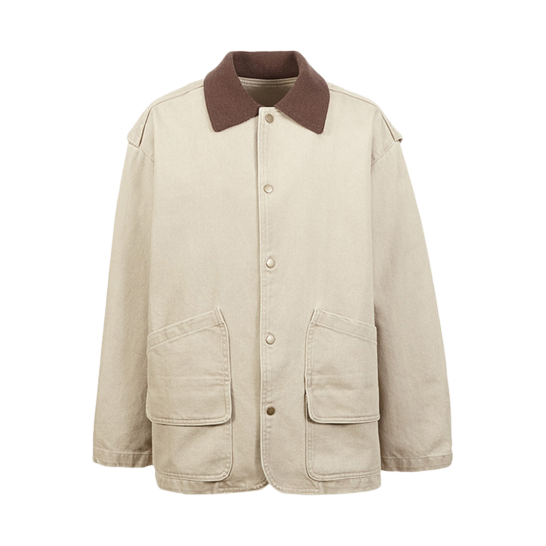르917 니트 카라 필드 자켓 베이지(Le17Septembre Knit Collar Field Jacket Beige)