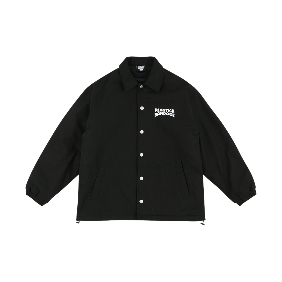 플라스틱 밴디지 PB 로고 윈터 코치 자켓 블랙(Plastick Bandage PB Logo Winter Coache Jacket Black)