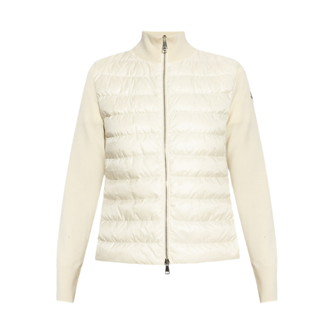 (W) 몽클레르 패딩 울 가디건 화이트 - 24FW