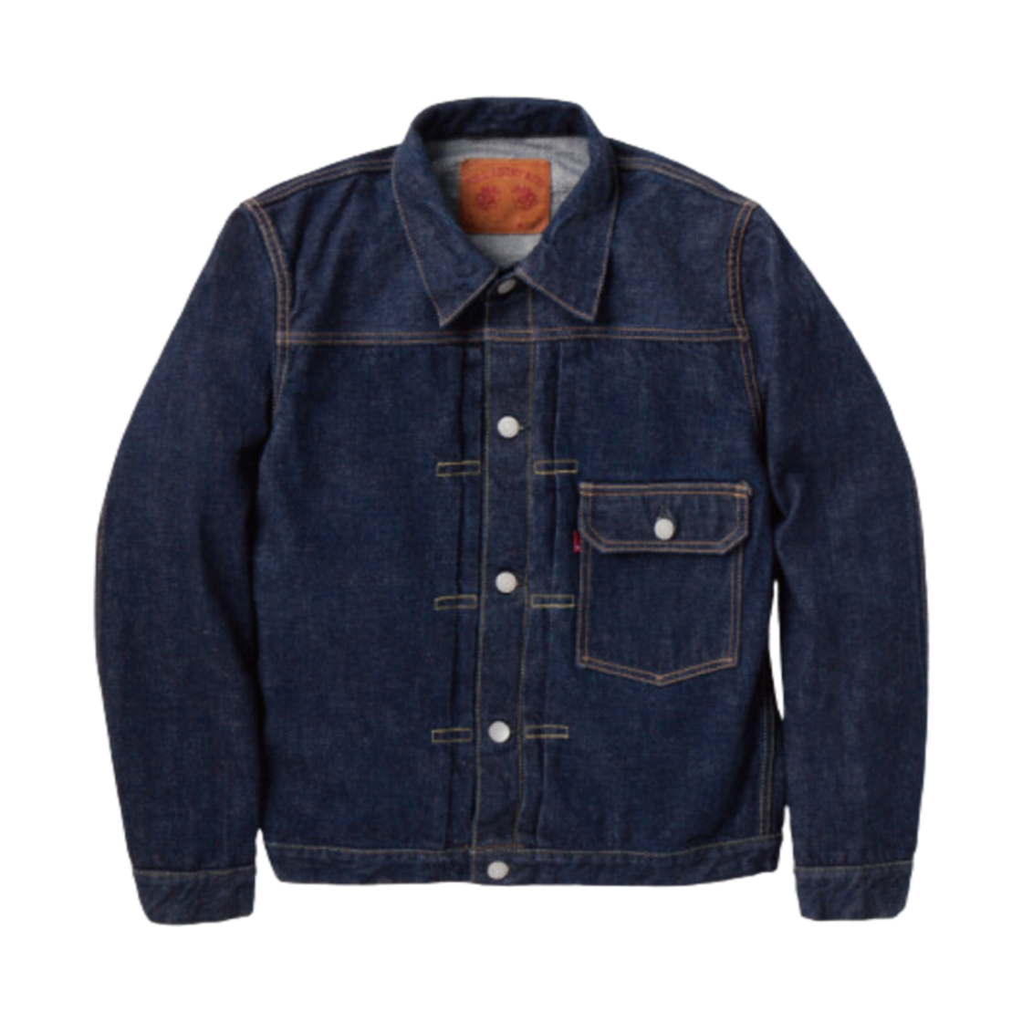 풀카운트 2107-20 타입 1 데님 자켓 논 워시 인디고 블루(Fullcount 2107-20 Type 1 Denim Jacket Non Wash Indigo Blue)