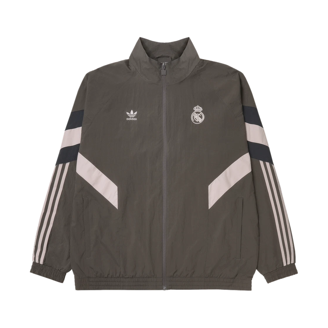 Adidas Adidas Real Madrid Originals Track Top Charcoal Grey - US Sizing · S