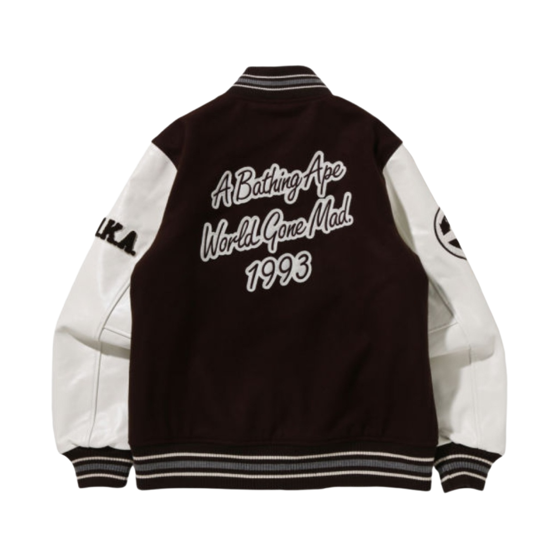 베이프 바시티 자켓 브라운(BAPE Varsity Jacket Brown) - 2