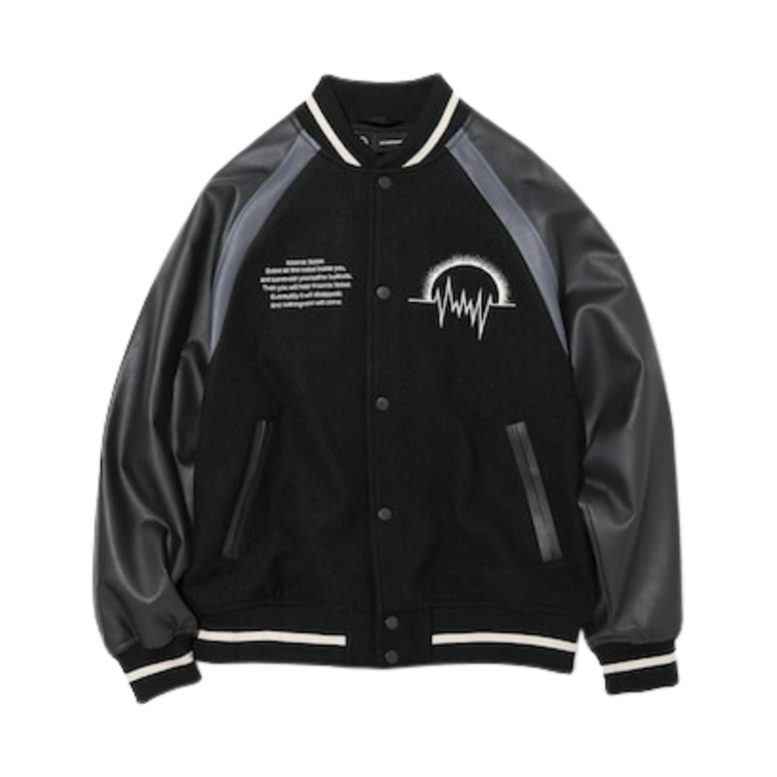 GU x 언더커버 스타디움 점퍼 블랙(GU x Undercover Stadium Jumper Black)