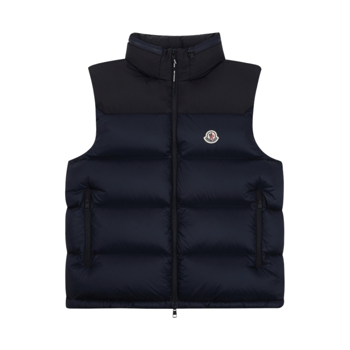 몽클레르 오프리스 다운 질레 네이비 블루 - 22FW