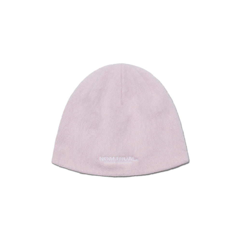 노매뉴얼 NM 헤어리 비니 라이트 핑크(NOMANUAL NM Hairy Beanie Light Pink)