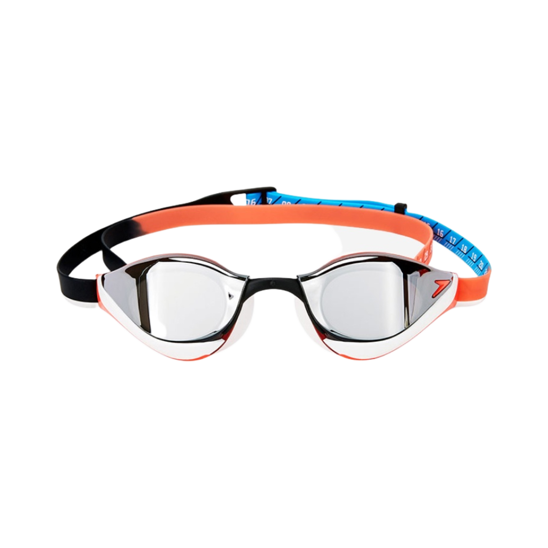 스피도 패스트스킨 퓨어 포커스 미러 스윔 고글 레드 블랙 - 아시아 핏(Speedo Fastskin Pure Focus Mirror Swim Goggles Red Black - Asia Fit) - 2