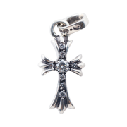 Hansroom Chrome Hearts Baby Fat Cross Charm Pave Dia