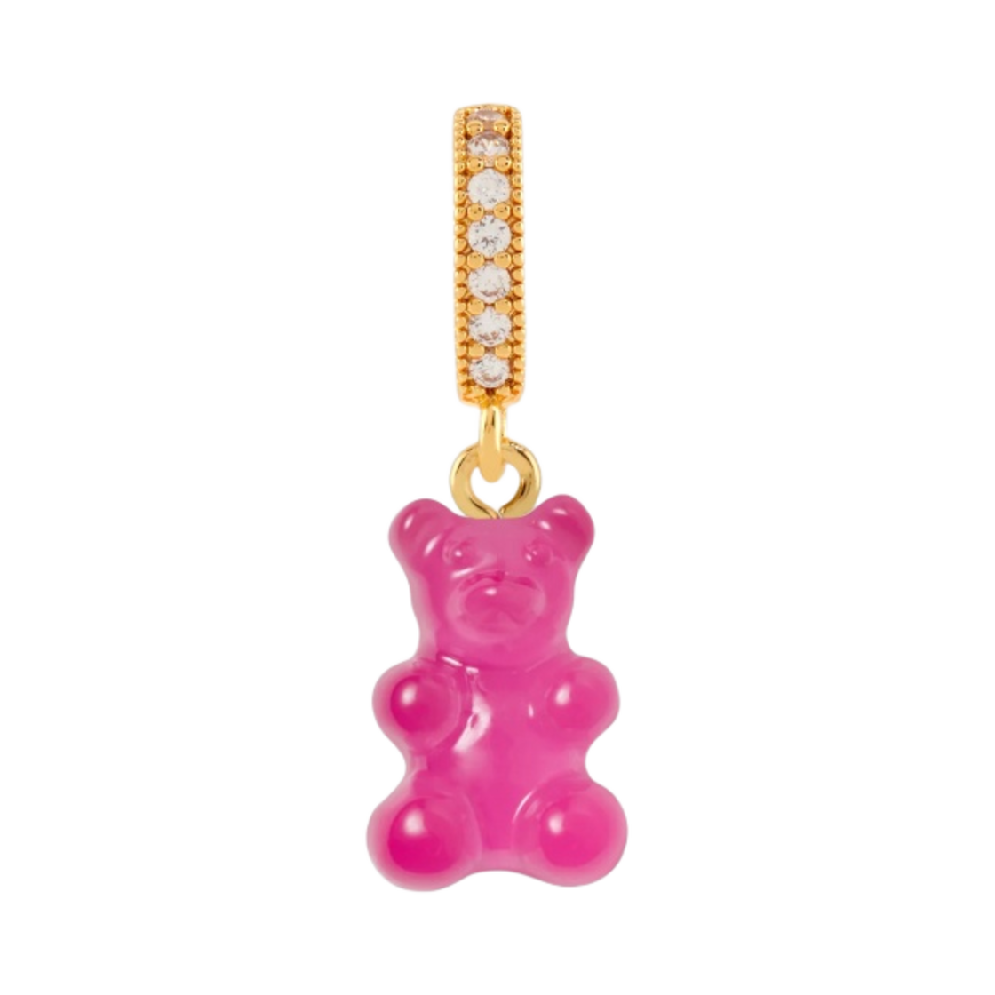 크리스탈 헤이즈 노스텔지아 베어 파베 커넥터 골드 롤리팝(Crystal Haze Nostalgia Bear with Pave Connector Gold Lollipop) - 2
