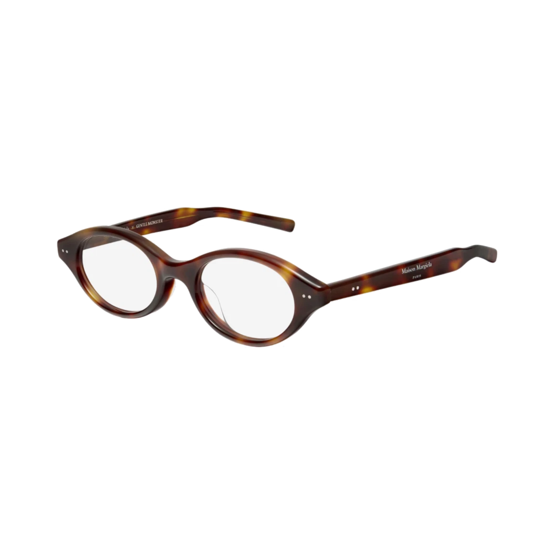 젠틀 몬스터 x 메종 마르지엘라 MM111 톨토이즈쉘 클리어(Gentle Monster x Maison Margiela MM111 Tortoiseshell Clear)