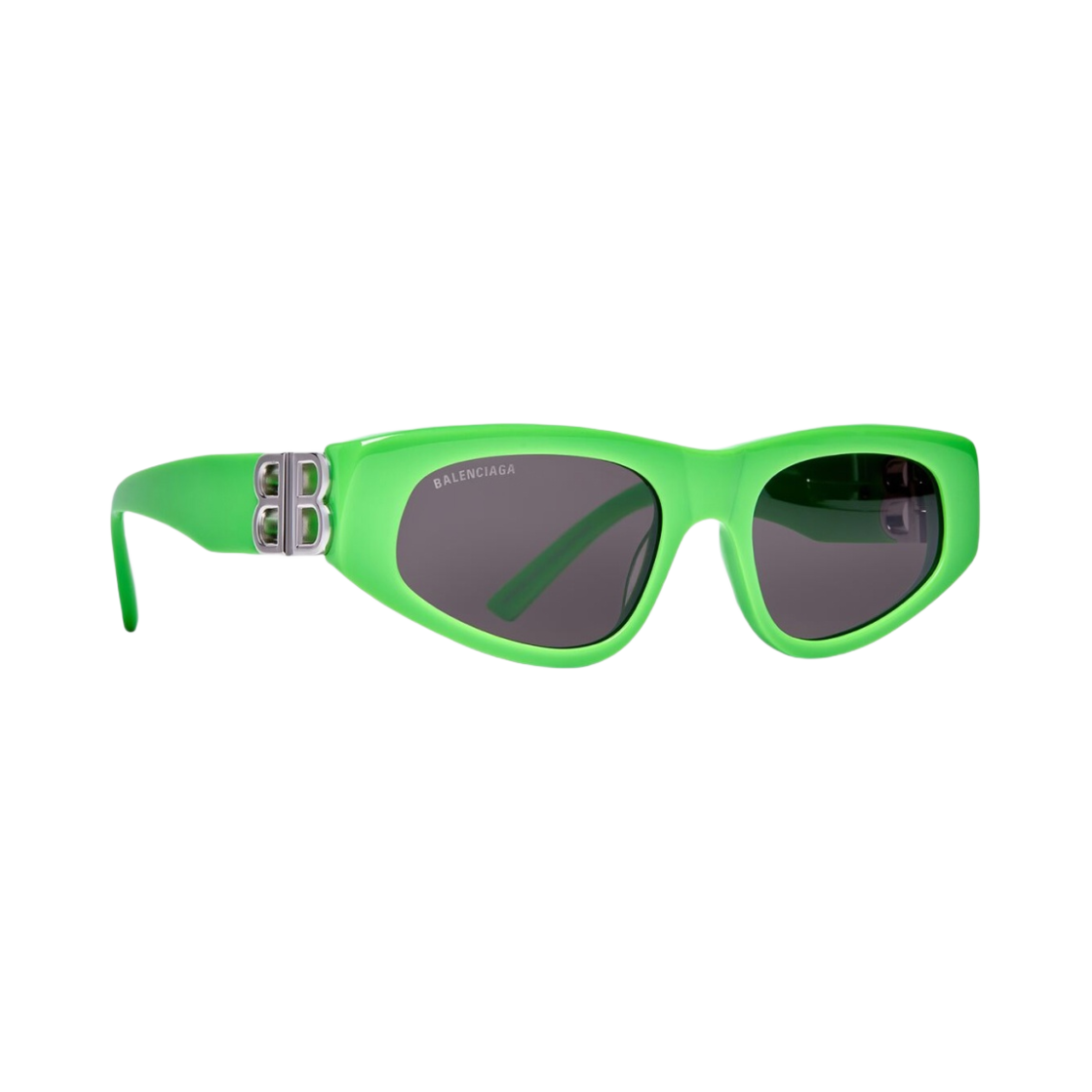 (W) 발렌시아가 다이내스티 D-프레임 선글라스 플루오 그린((W) Balenciaga Dynasty D-Frame Sunglasses Fluo Green) - 2