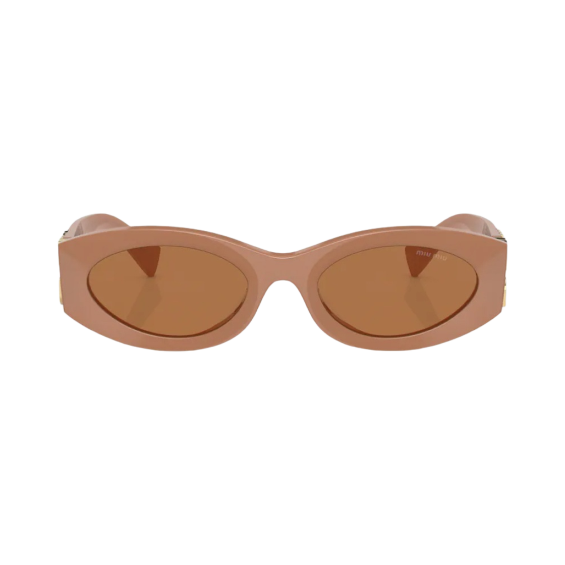(W) 미우 미우 글림스 선글라스 카멜 베이지 렌즈 카멜 아세테이트((W) Miu Miu Glimpse Sunglasses Camel Beige Lenses Camel Acetate) - 1