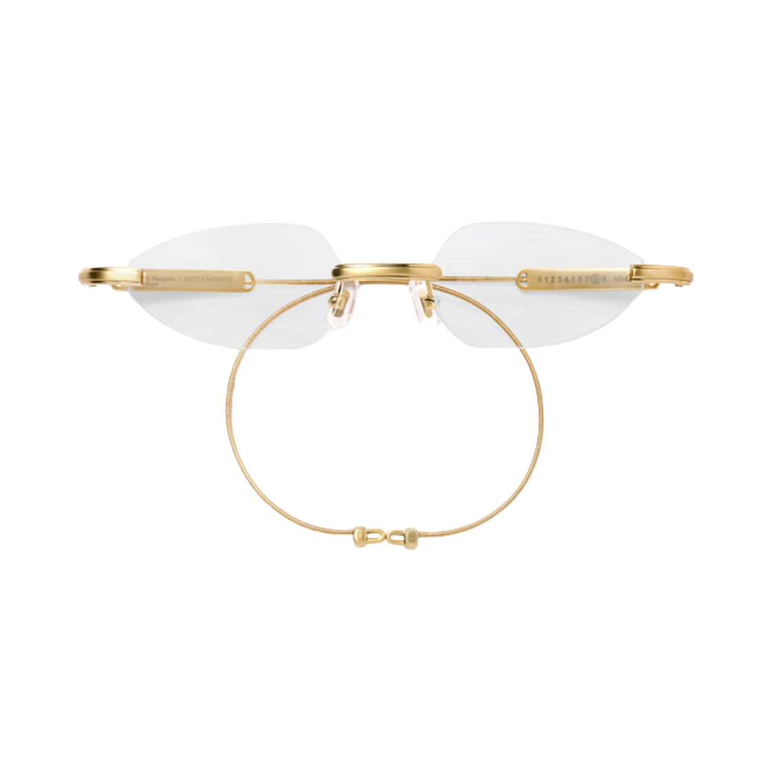 MM219-A030 Gentle Monster x Maison Margiela MM219 Gold Clear