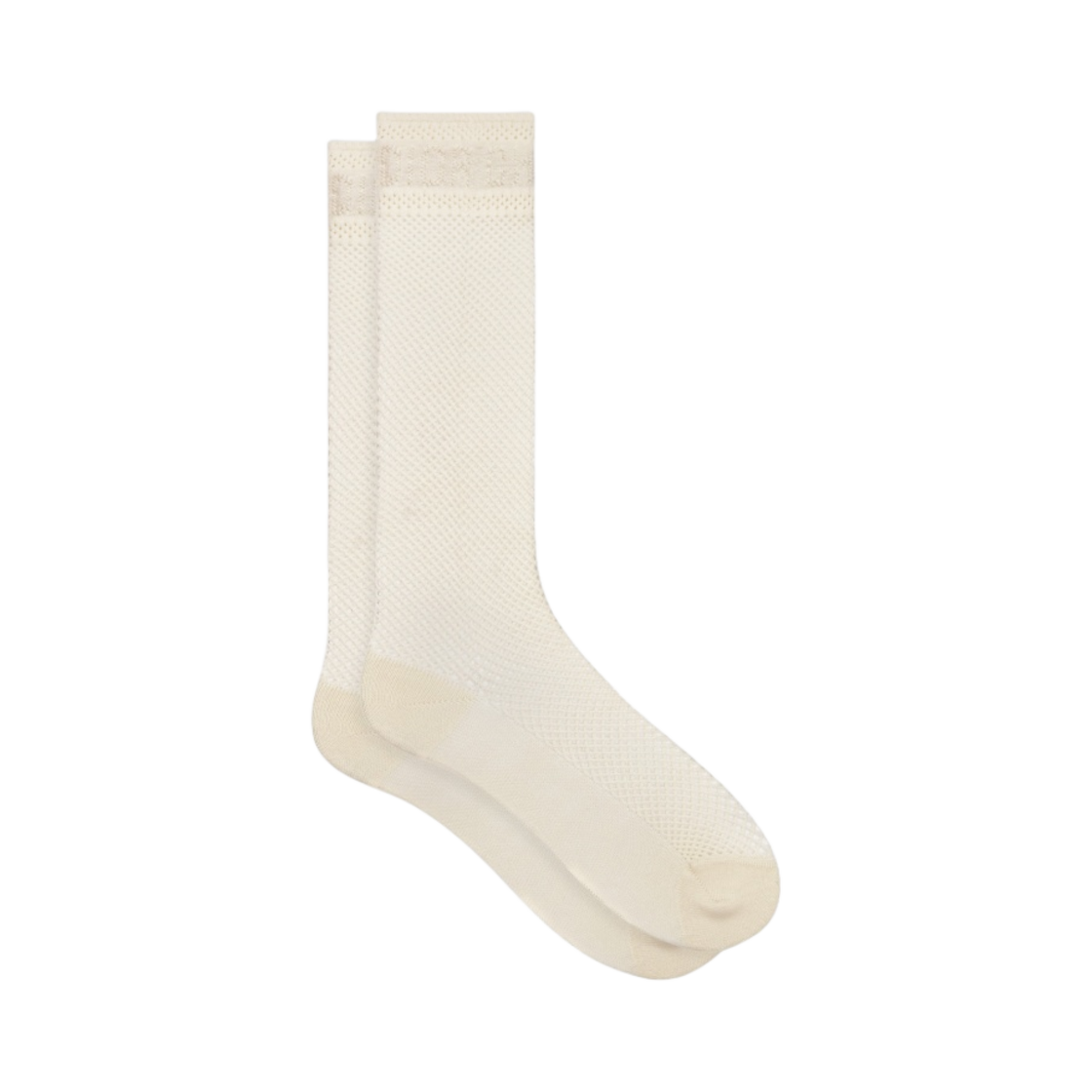 (W) 디올 하이 삭스 테크니컬 코튼 메쉬 아이보리((W) Dior High Socks Technical Cotton Mesh Ivory) - 1
