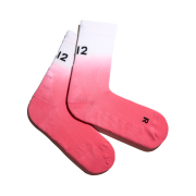 LI2 Gradation Running Crew Socks Deep Pink