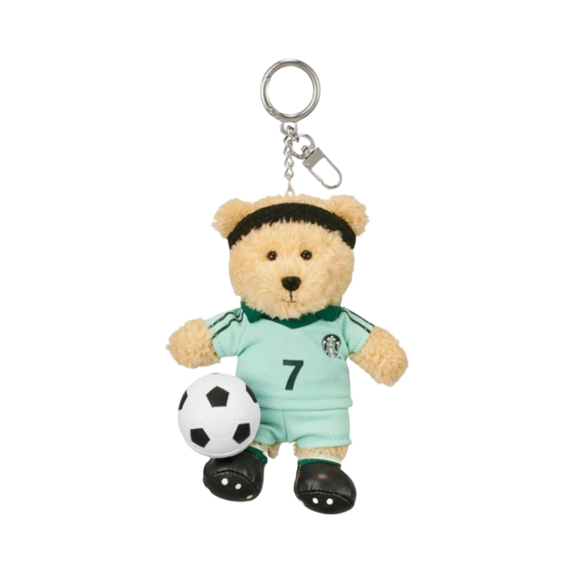 스타벅스 축구 베어리스타 키체인(Starbucks Soccer Bearista Keychain)