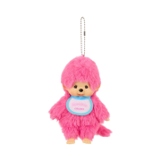 Monchhichi Colors Key Chain Berry Pink