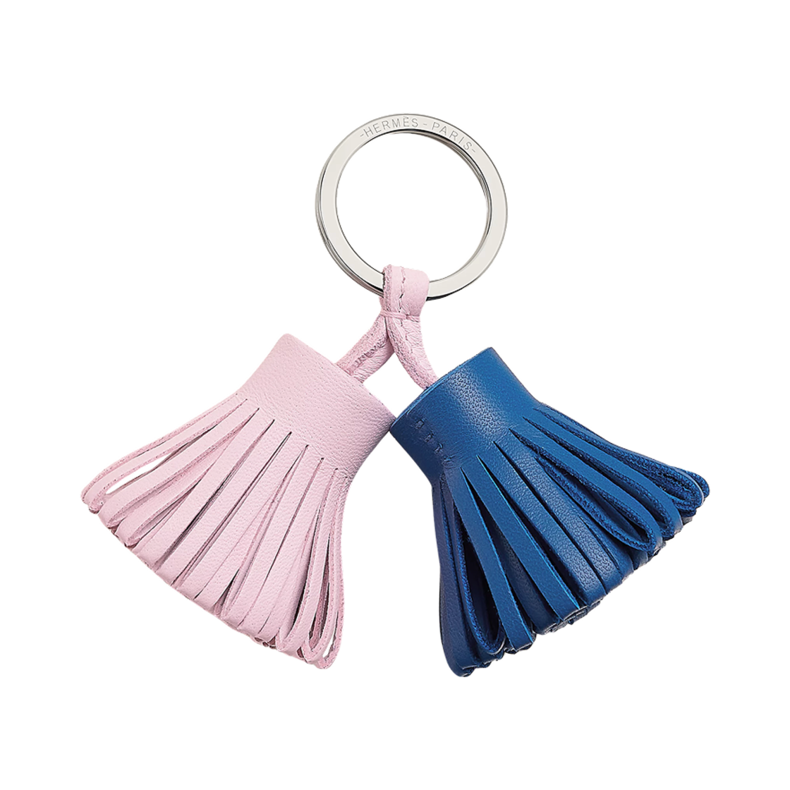 H077895CJCZ Hermes Carmen Uno-Dos Keyring Milo & Rose Darling Bleu De France
