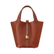 Hermes Picotin Lock 18 Bag Clemence & Gold Cuivre
