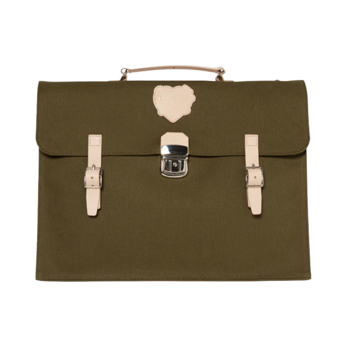 휴먼 메이드 캔버스 스쿨 백 올리브 드랩(Human Made Canvas School Bag Olive Drab) - 1
