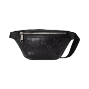Gucci GG Embossed Belt Bag Black