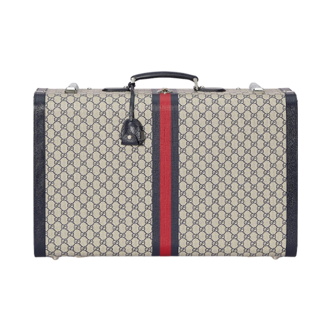 구찌 사보이 라지 수트케이스 베이지 블루 슈프림(Gucci Savoy Large Suitcase Beige Blue Supreme) - 1