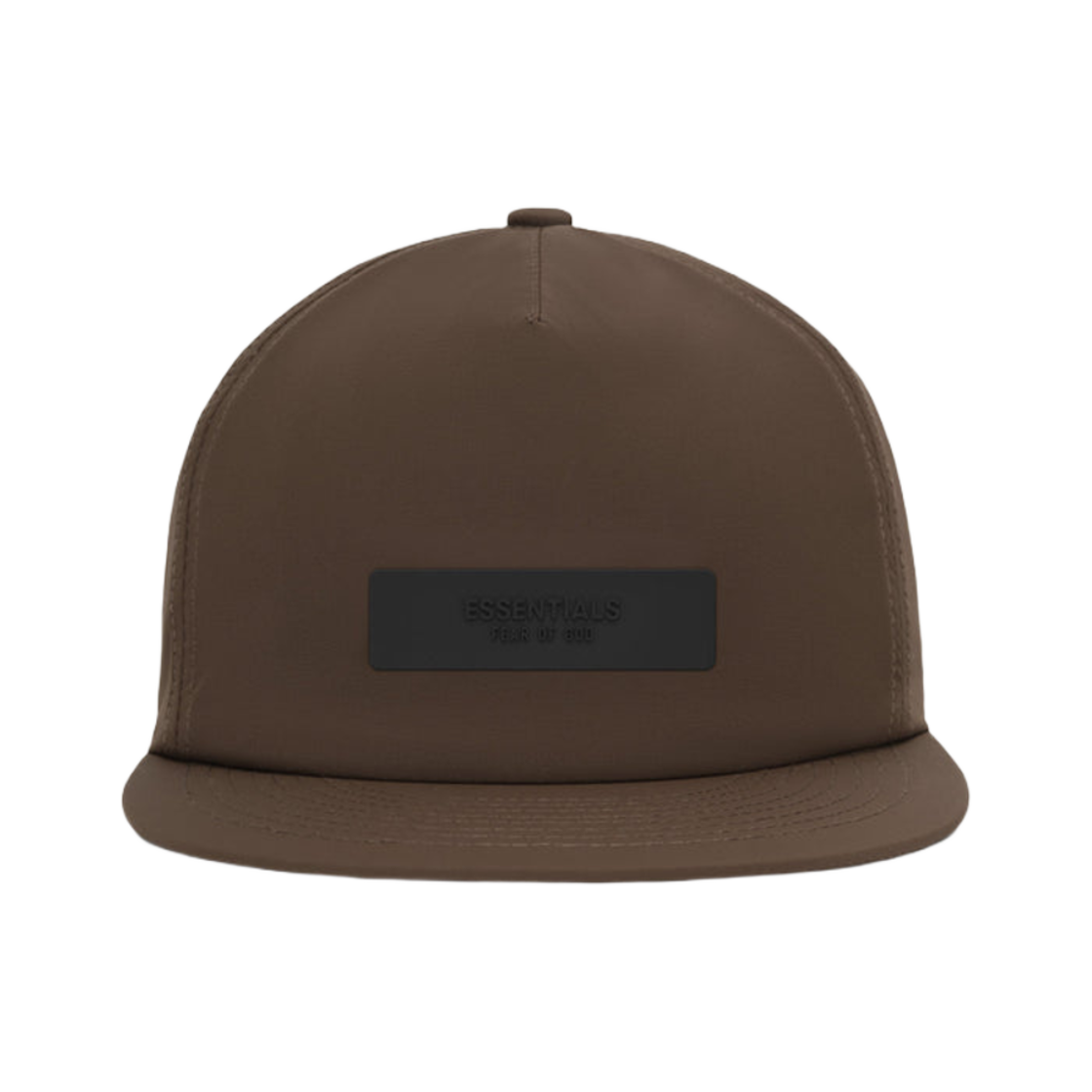 - Essentials Nylon Baseball Cap Wood - 24SS