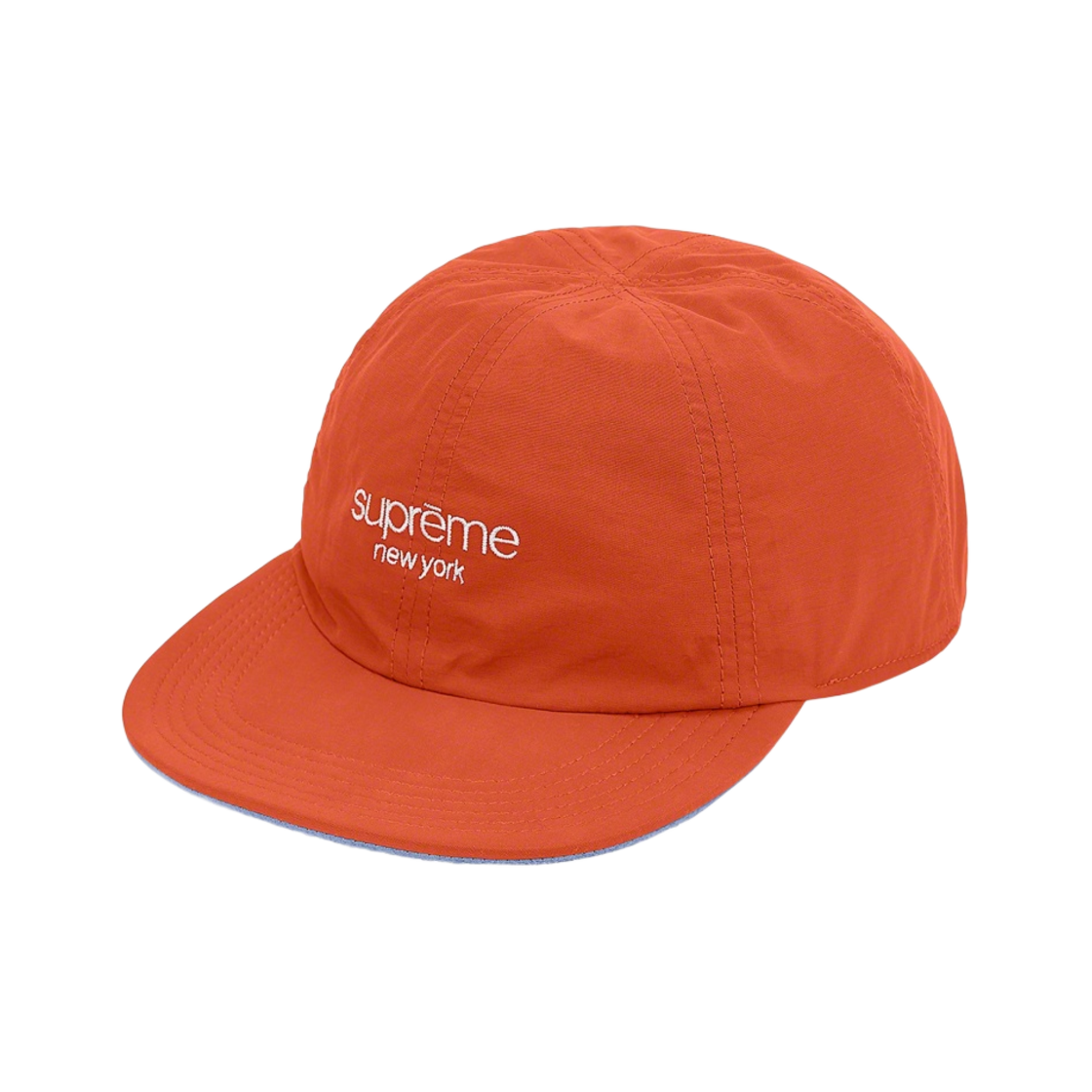 슈프림 클래식 로고 리버시블 6-패널 캡 오렌지 - 20FW(Supreme Classic Logo Reversible 6-Panel Orange - 20FW) - 1