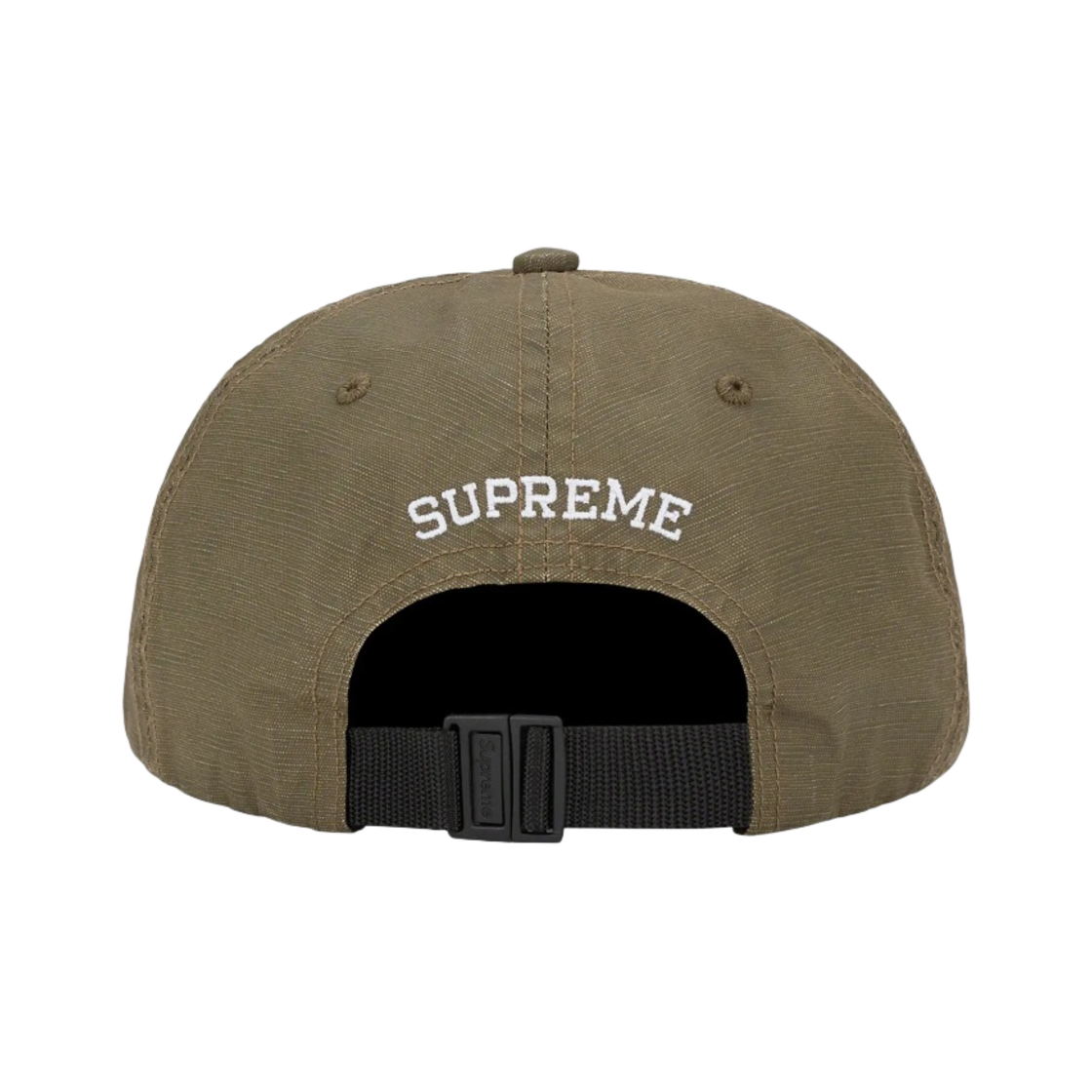 슈프림 스몰 박스 코티드 리넨 6-패널 캡 올리브 - 22SS(Supreme Small Box Coated Linen 6-Panel Olive - 22SS) - 2