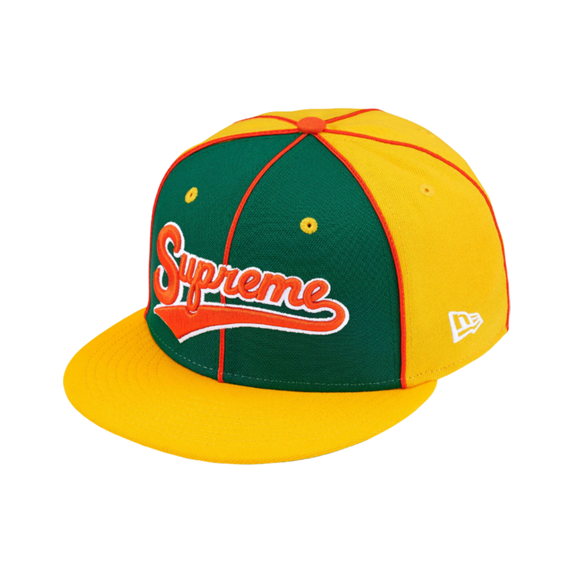 슈프림 파이핑 스크립트 로고 뉴에라 옐로우 - 25SS(Supreme Piping Script Logo New Era Yellow - 25SS) - 2