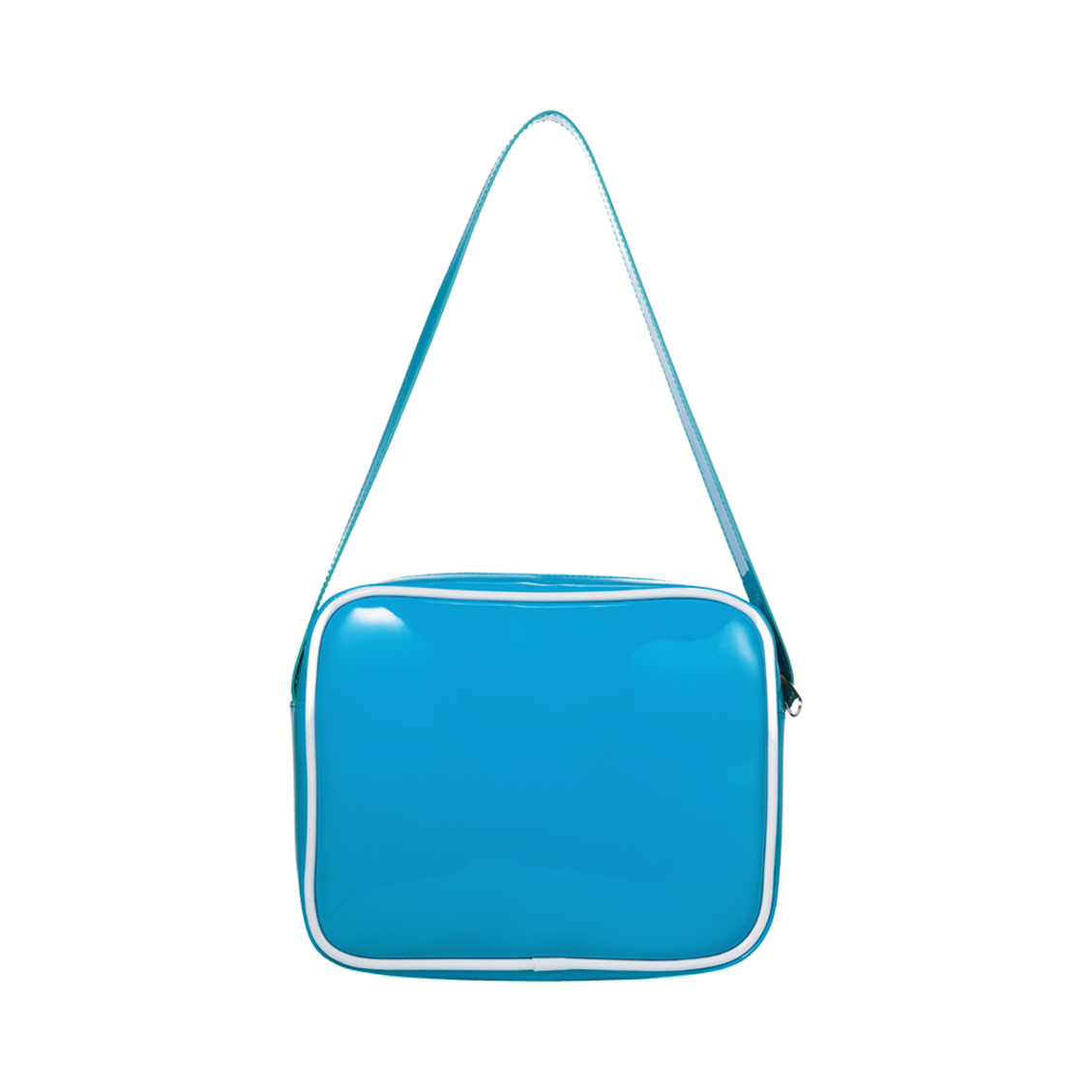 이미스 에나멜 숄더백 코인 퍼스 세트 라이트 블루(Emis Enamel Shoulder Bag With Coin Purse Set Light Blue) - 3