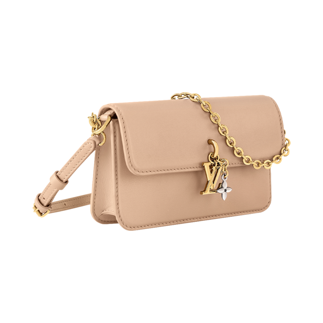 루이비통 월렛 온 체인 LV 블룸 마키아토 크렘(Louis Vuitton Wallet on Chain LV Bloom Macchiato Cream) - 2