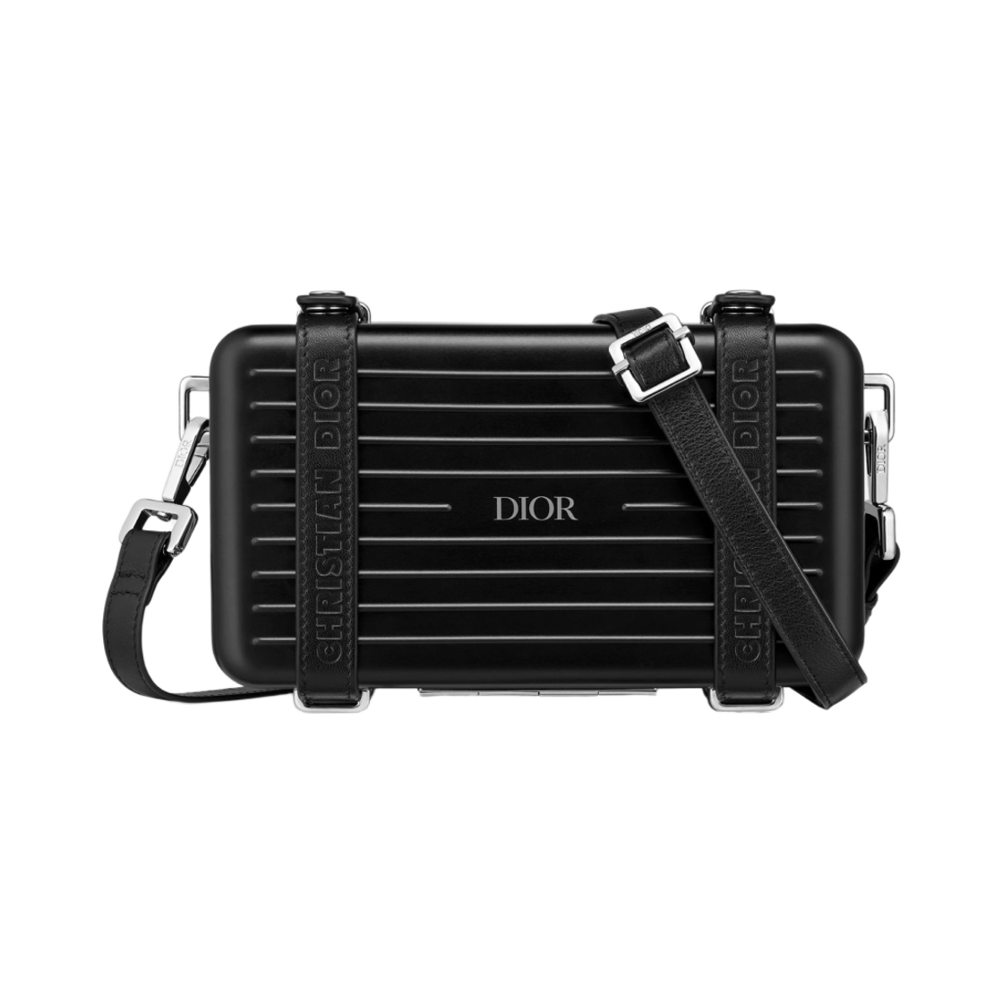 리모와 x 디올 퍼스널 클러치 알루미늄 블랙(Rimowa x Dior Personal Clutch Aluminium Black)