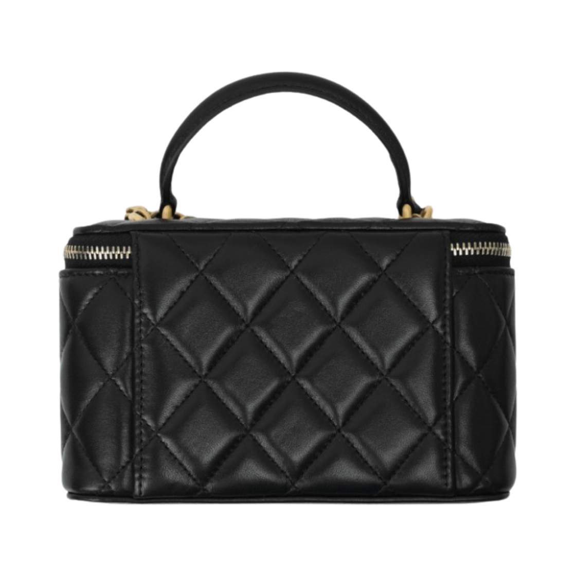 AP2199-B05810-94305 Chanel Vanity With Chain Lambskin & Gold Black - #3