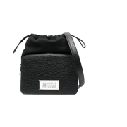Maison Margiela Logo Crossbody Bag Black